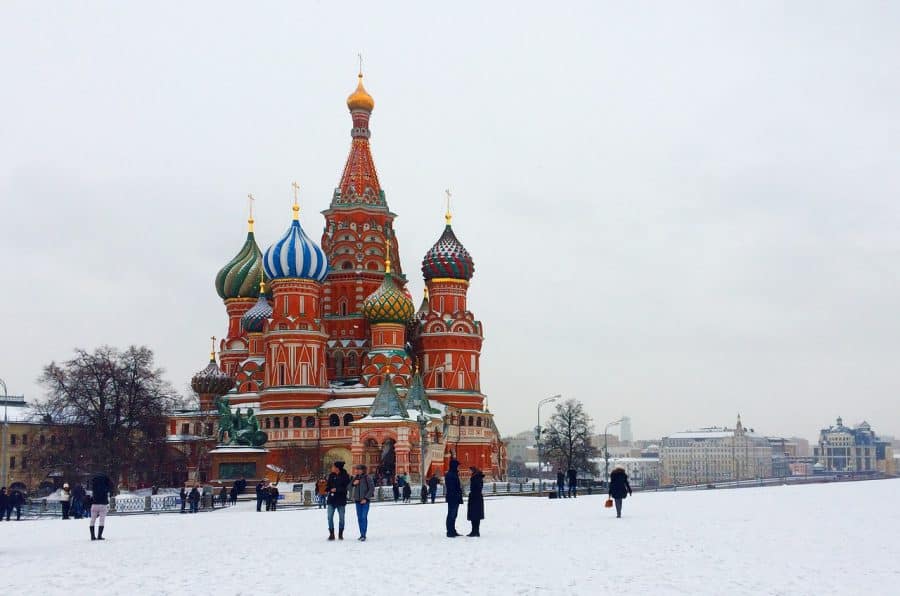 Moskiewska zima ma szczególny urok fot. pixabay