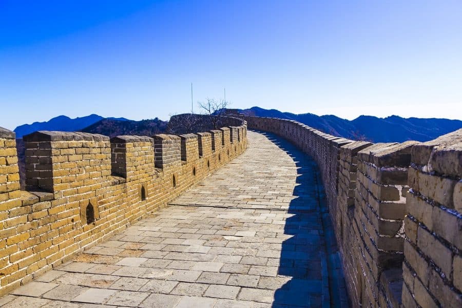 Na Wielkim Murze Chińskim macie gwarancję, że Wasz pocałunek będzie widoczny z kosmosu.