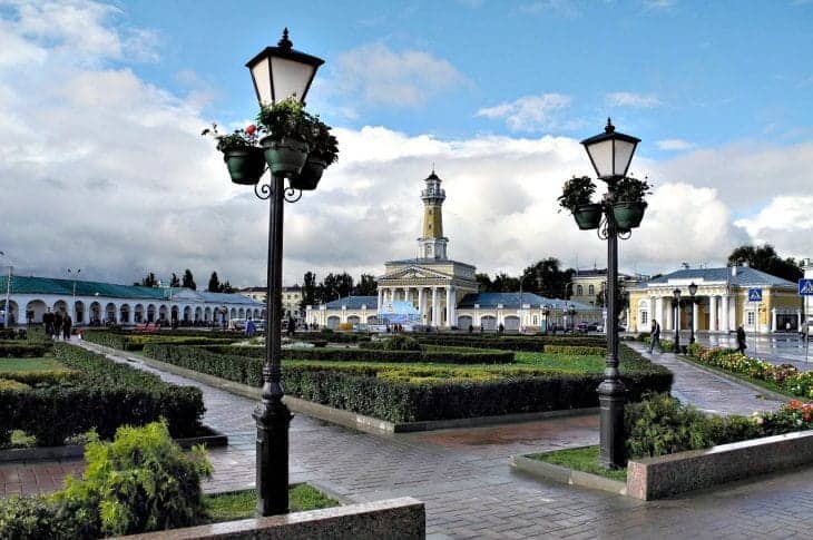 Główny plac miasta, Kostroma fot. pixabay